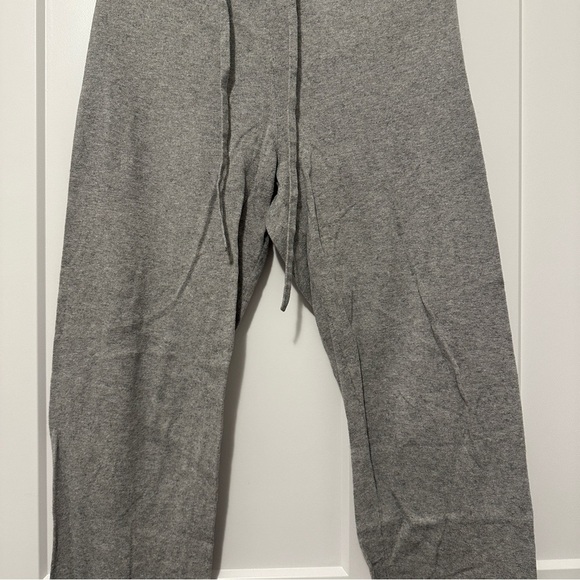 Zaket & Plover Gray Cashmere Blend Drawstring Pyjama Pants Size Medium Women’s - Picture 3 of 10